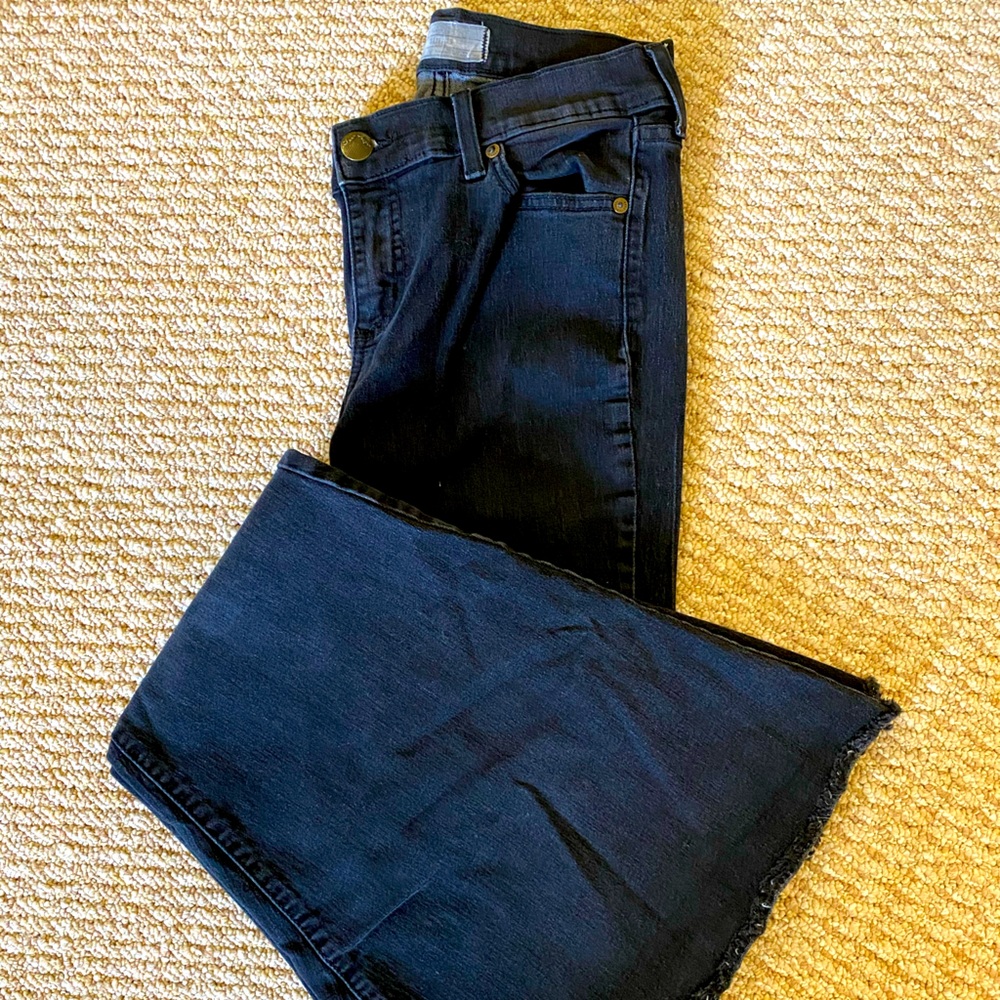 Dark Grey Free People X-tra Flared Bell Bottoms